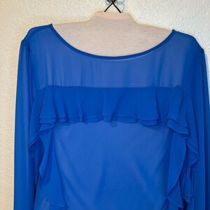 Chico’s Black label silk blouse 16size